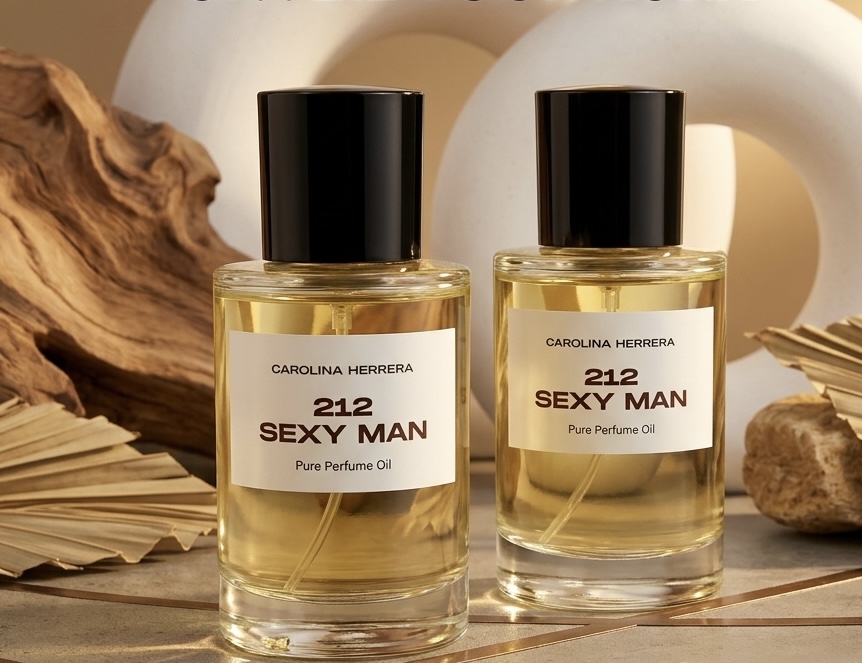 212 Sexy Men perfume bottle